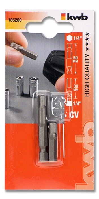 KWB Adapterset voor dopsleutels, 2-delig