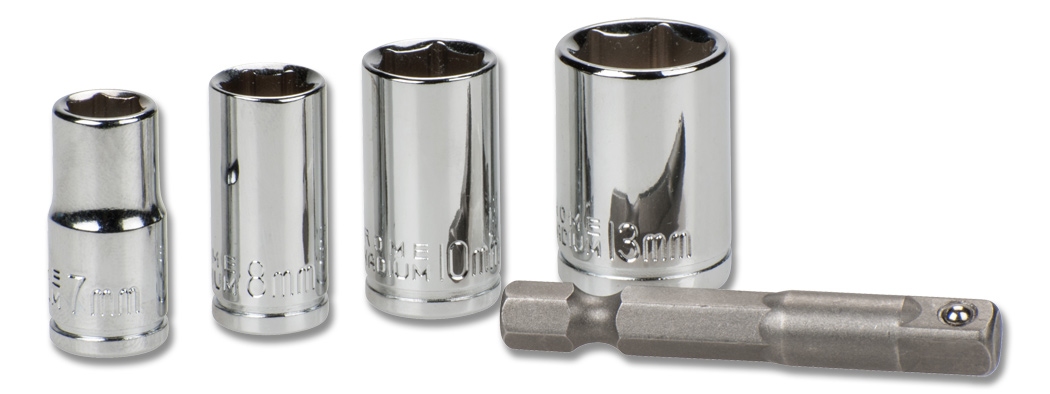 KWB Dopsleutelset met adapter, 5-delig