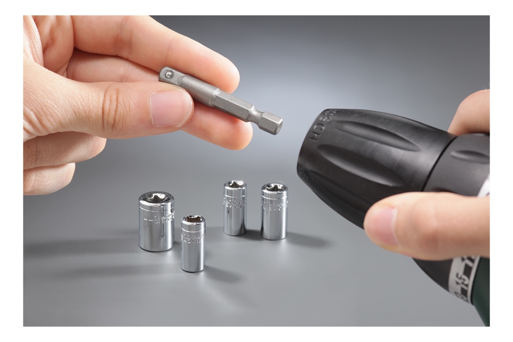 KWB Dopsleutelset met adapter, 5-delig