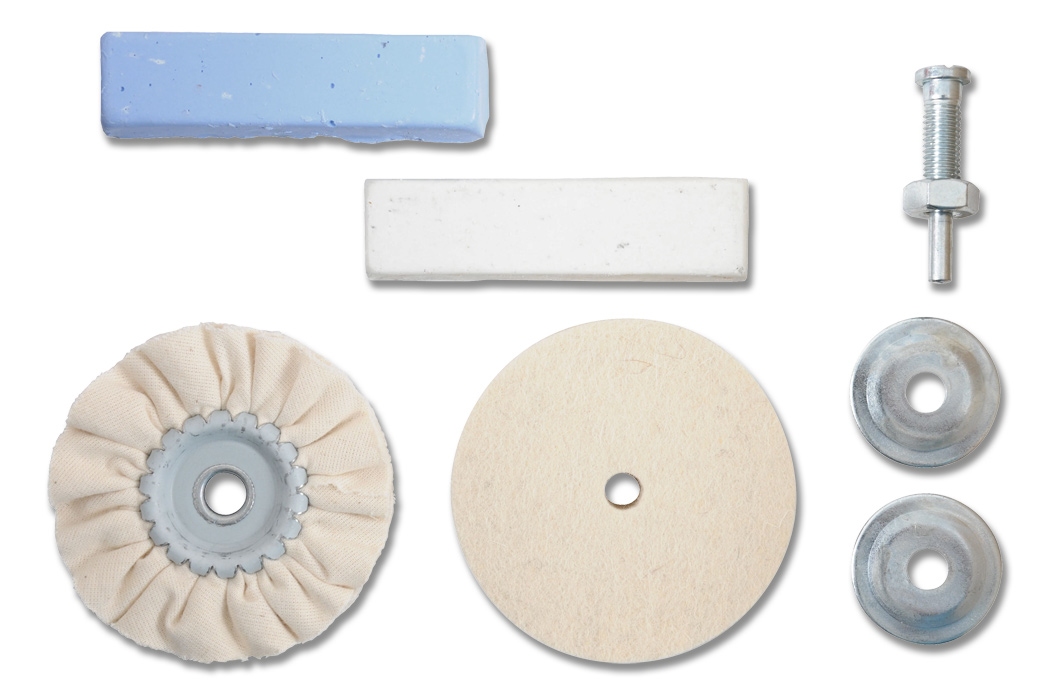 KWB Polijstset special, 5-delig (blauw / wit)