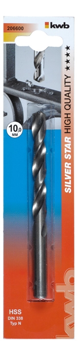 KWB SILVER STAR HSS-spiraalboren, 3,0 mm. (2 stuks)