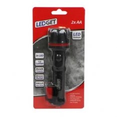 LedGet Zaklamp, led 2x AA