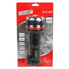 LedGet Zaklamp, led 2x D