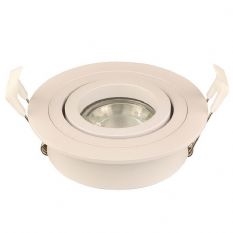 LUX inbouwspot rond kantelbaar Wit