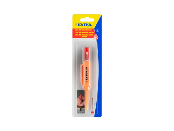 Lyra Merkstift LYRA INK, v.diepe gaten, rood.