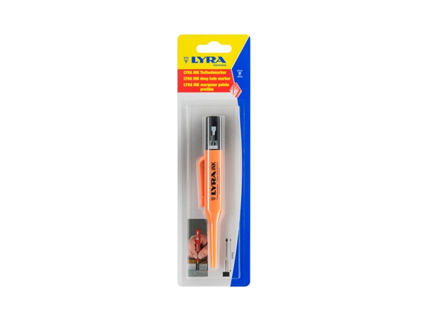 Lyra Merkstift LYRA INK, v.diepe gaten, zwart.