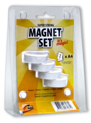 MagPaint supermagneet wit 4 stuks