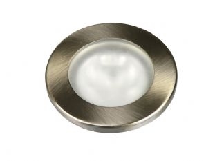 Meubel inbouwspot 12V silver incl lamp.
