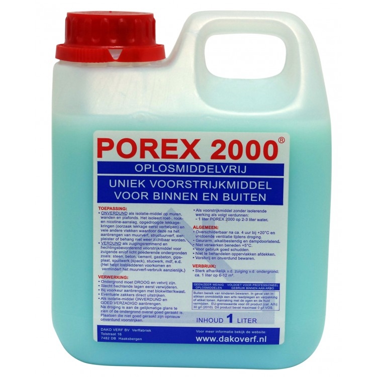 Porex voorstrijk 2000 5 liter