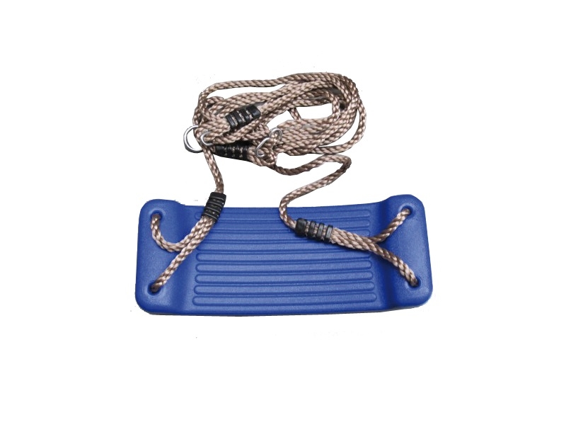 Schommel blauw, kunststof 43x16,5x8,5 cm.