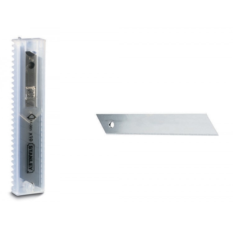Stanley mes staal 9 mm x 85 mm 10 stuks. (0-11-300).