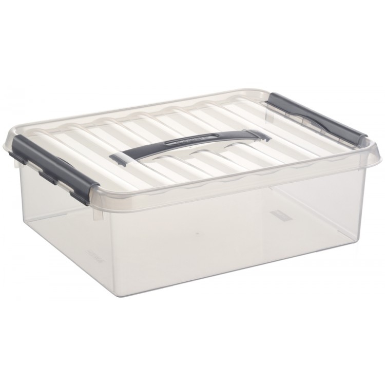 Sunware Q-line opbergbox transparant 10 l