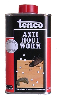 Tenco Anti-Houtworm, 0,25 Liter.