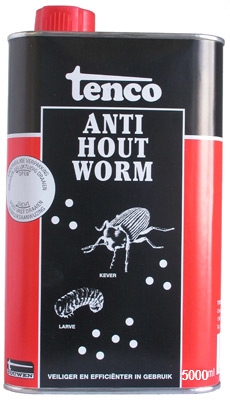 Tenco Anti-Houtworm, 5 Liter.
