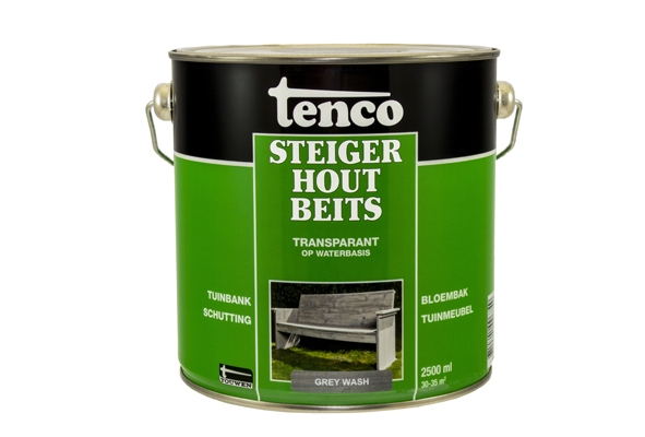 Tenco Steigerhoutbeits, kleur "Grey wash", 2,5 Liter.