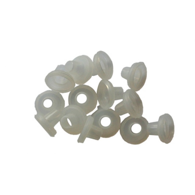 Trespa centreerring conisch kunststof wit 5 mm (100 stuks).