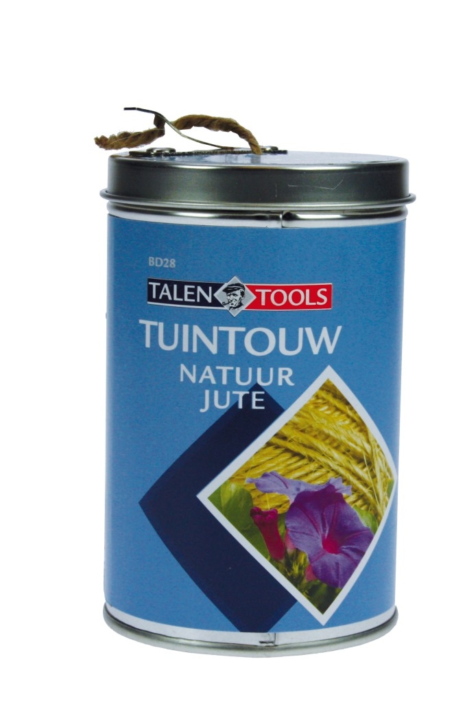 Tuintouw jute in blik.