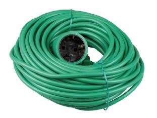 Verlengkabel 20 meter 2x1mm H05VV groen