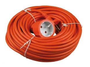 Verlengkabel 20 meter 2x1mm H05VV oranje