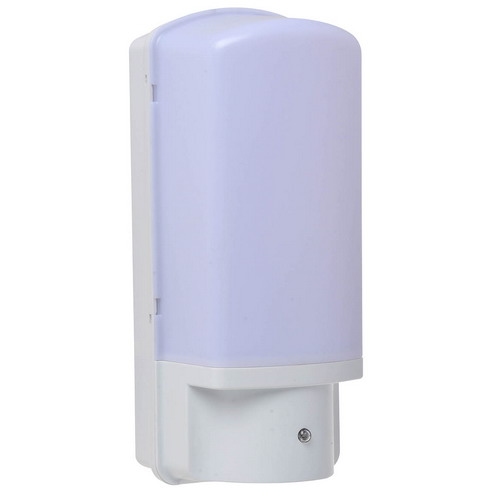 Wand armatuur E27+licht/donker wit.