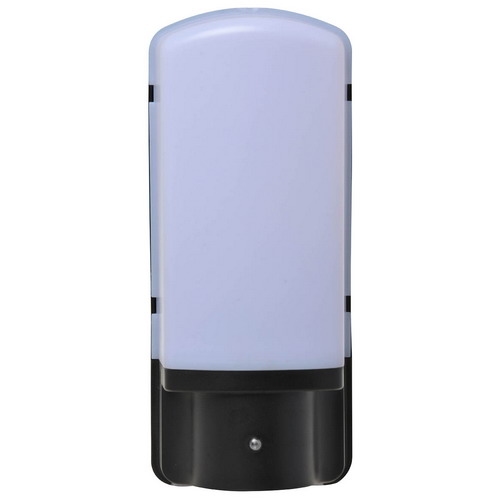 Wand armatuur E27+licht/donker zwart.
