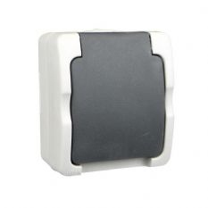 WD 1-voudig stopcontact (randaarde)