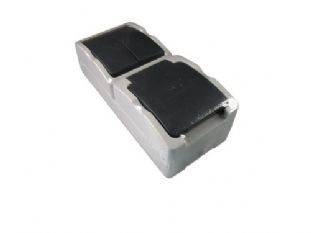WD serie combi, schakelaar+ stopcontact (RA) verticaal