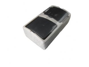 WD wissel combi, schakelaar+ stopcontact (RA) horizontaal