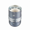 Fitting E27 metaal glad chroom.