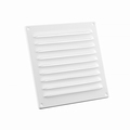 Nedco schoepenrooster aluminium 200 x 200 mm wit.
