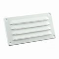 Nedco schoepenrooster aluminium 180 x 90 mm wit.