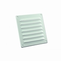 Nedco schoepenrooster aluminium 160 x 160 mm wit.