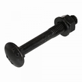 Blackline slotbout M8 x 80 mm moer + ring zwart (5x)