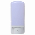 Wand armatuur E27+licht/donker wit.