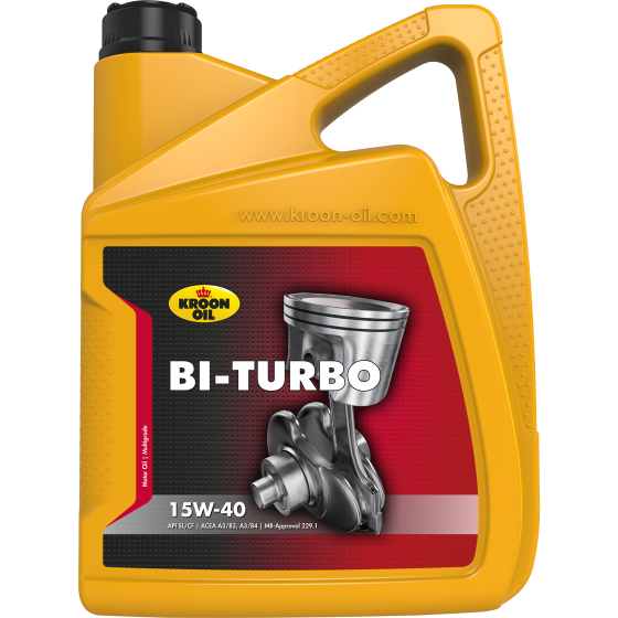 Kroon-oil, Bi-Turbo 15W-40, 5 L CAN.