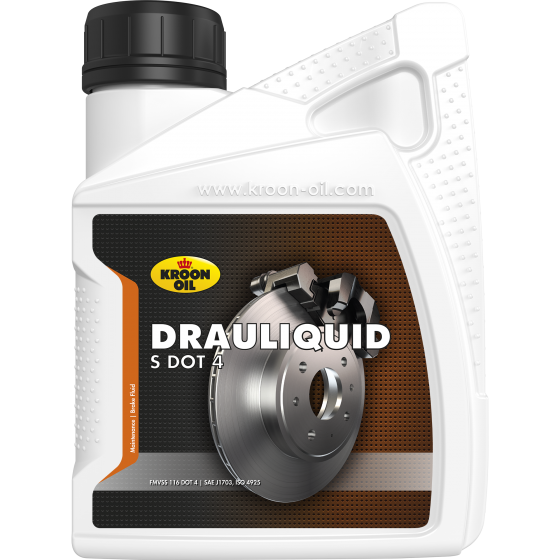 Kroon-oil, Drauliquid-S DOT 4, 500 ML FLACON.