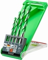 KWB HARDCUT granietboor set, 5.0-6.0-8.0-10mm (groen).